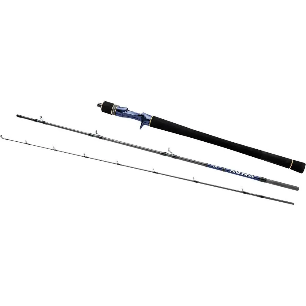 Daiwa Saltiga Travel Jigging Casting Rods - High-Density Graphite Construction, Precision Design, Enhanced Performance, Maximizes Hook-Setting Power