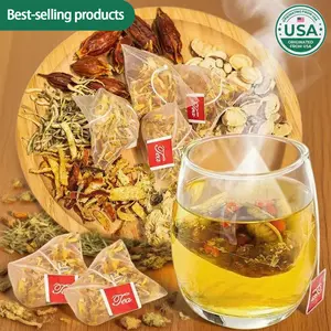 Chicory and Gardenia Herbal Tea Ready to EatConvenient Beautify & Nourish Orange Peel &Chrysanthemum Cool Relief from Heatl 20 TeaBags Healthy Vegan Happiness Tea