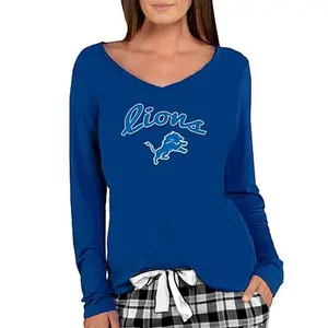 Football Fan Shop Officially Licensed NFL Ladies Marathon Long-Sleeve Top - Lions