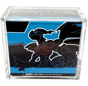8mm+5mm Thick Acrylic ETB Protector Case – Clear Magnetic Closure Display Box Moisture Resistant, Sturdy Storage & Stackable Display | Collector Protector for Pokémon TCG Cards (Pack of 1)