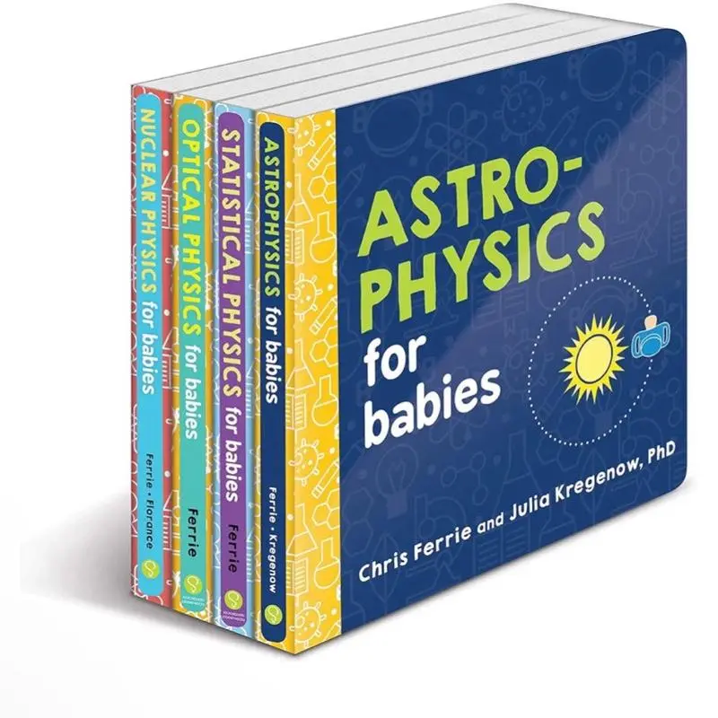 Baby University 4-Book Physics Set: Explore Astrophysics, Nuclear Physics and More with this Ultimate STEM Gift for Kids