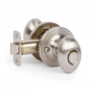 Somerset Privacy Door Knob, Satin Nickel