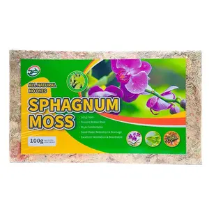 3.5oz/5.3oz/7oz high compression rate and strong water absorption sphagnum moss Plant Compressed Garden Planting Soil Potting Soil Substrate