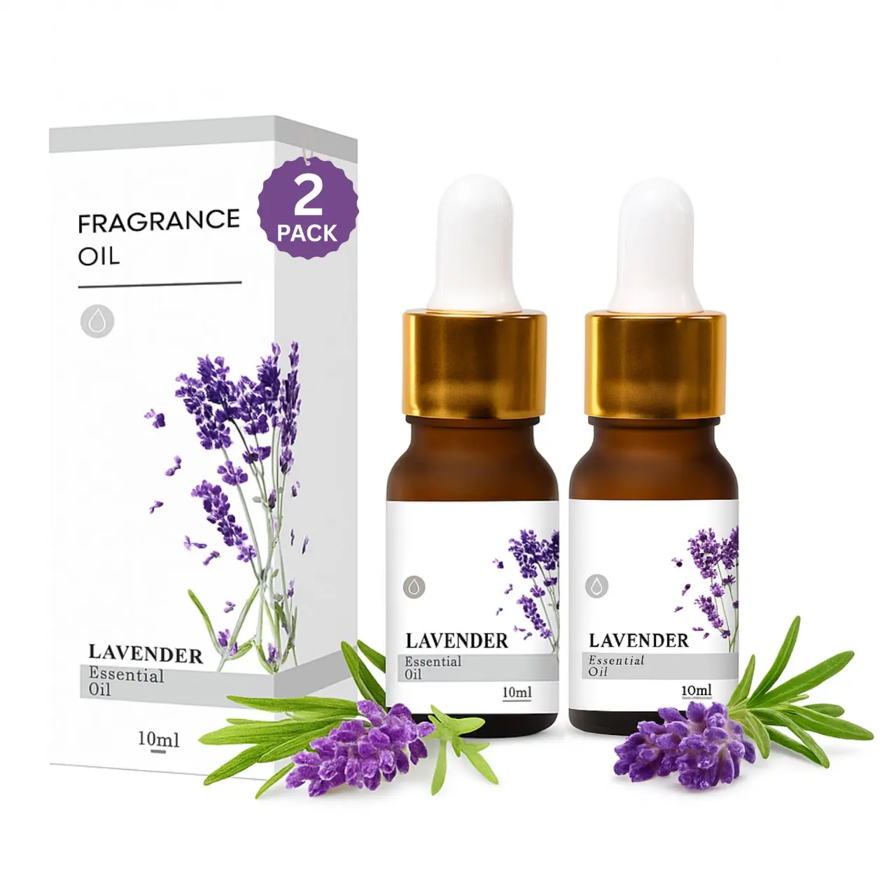 Lavender Aroma Scented Diffuser, Air Purifier Oil for Home Fragrance, Office Decor, Bedroom Living Room, Aromatherapy Gift Idea and Stress Relief, 10ml Floral Fragrance Freshener