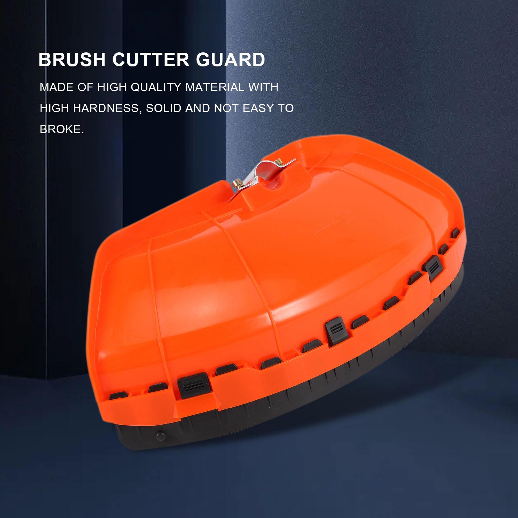 Universal Brush Cutter Shield Lawn Mower Guard Lightweight Plastic Grass Trimmer Blade Protector Cover For 26mm/28mm Universal Brush Cutter Shield Lawn Mower Guard Lightweight Plastic Grass Trimmer Blade Protector Cover For 26mm/28mm