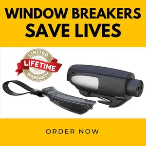 【Buy 1 get 3】2-in-1 Emergency Window Breaker & SeatbeltCutter