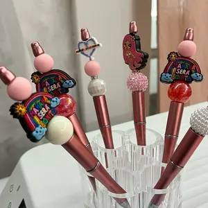 Pen with beads and charm
