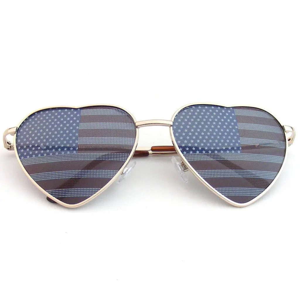 Premium US Aviator USA American Flag Sunglasses United State