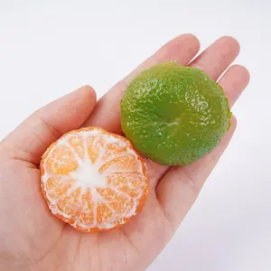 Realistic Peelable Model Set of 2, Detailed Simulation Fruit Replica, Perfect for Kitchen Decor & Educational Use, Realistic Fruits