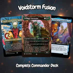 Voidstorm Fusion Commander 100 Card Deck + Tokens | EDH Proxy