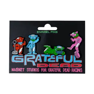 GD X MARKET PITCREW BEARS ENAMEL PIN 4-PACK