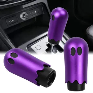 Brand New JDM Universal Ghost Aluminum Purple Manual Car Gear Shift Knob Stick Shifter M8 M10 M12