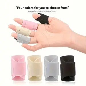 5 pieces, reusable finger strap protectors - Adjustable Brace, soft and breathable, suitable for post injury recovery, exercise, and daily use. The universal adjustable protective cover is made of soft polyester material with a secure buckle