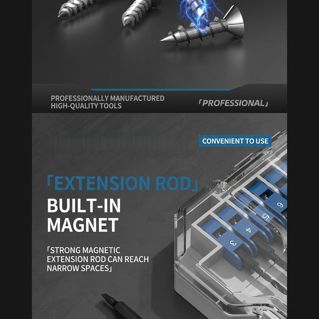 12 PCS 1/4" Hex Premium HSS Twist Drill Bit Set, 2-6.5mm Impact Drill Bits for Impact Driver Electric Drill, High Hardness Power Tool Accessories with Storage Case