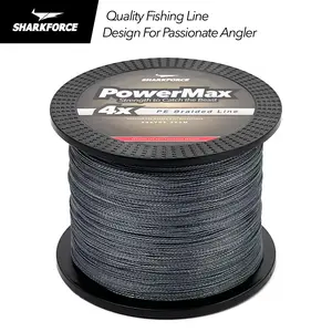 Sharkfoce Braided Fishing Line 4x 500m, Max Drag 80lb, Multifilament Pe Line for Saltwater Sea Fishing, Durable & Reliable, Fishing Gear
