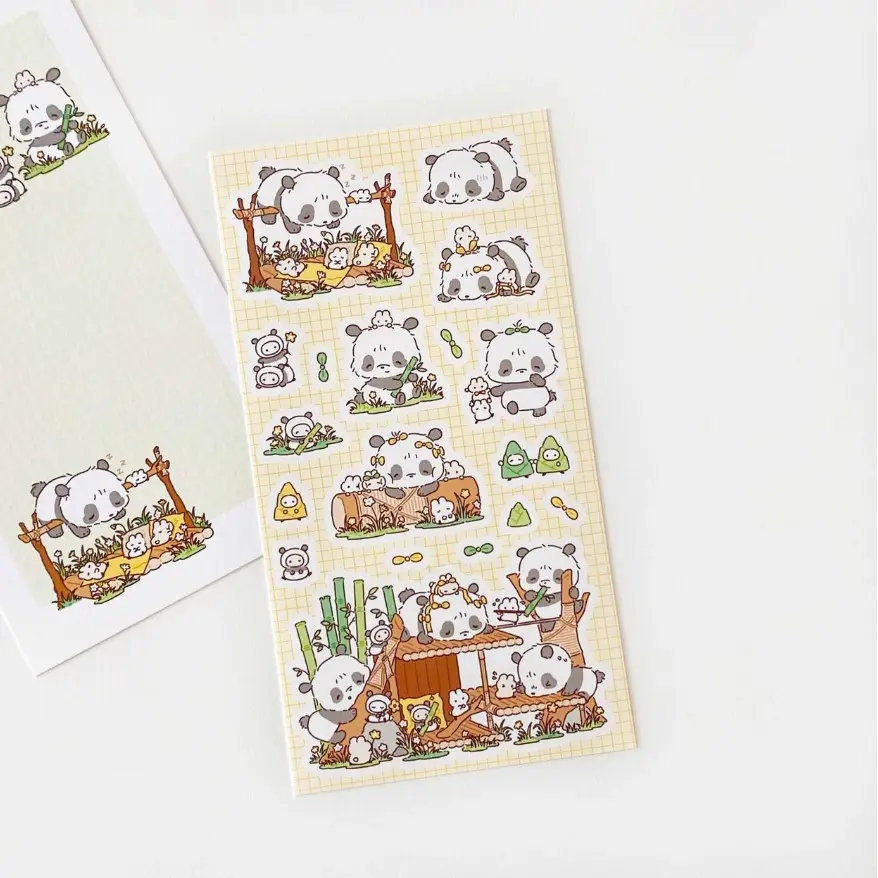Panda & Hamsters Sticker II
