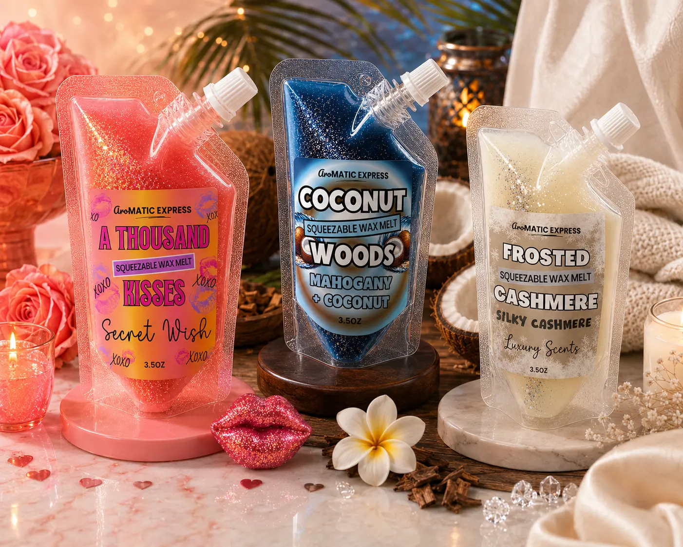 Strong Scented Squeezable Wax Melt / Soy Wax Melt / 3.5oz Fragrance Freshener Strong Scented Squeezable Wax Melt / Soy Wax Melt / 3.5oz Fragrance Freshener