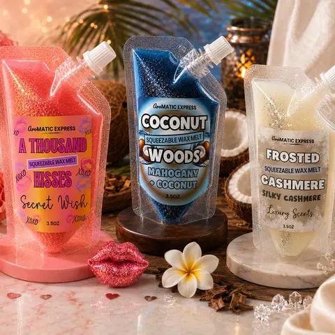 Strong Scented Squeezable Wax Melt / Soy Wax Melt / 3.5oz Fragrance Freshener