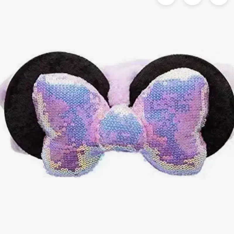 The Crème Shop 3D Teddy Headyband - Plush SPA Headband with Stretchy Elastic Band for Comfortable Fit - Ideal for Hair Control During