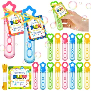 End of Year Gifts for Kids Bubble Wands with Greeting Cards, Summer Vacation Party Favors for Preschool Kindergarten Student Classroom Prizes Graduation Birthday Pool Beach Outdoor Party Exchange Gift Park outdoorfun