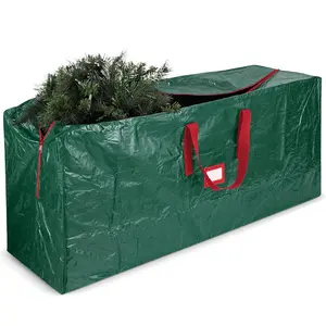 PE Christmas Tree Bag with Handles | Waterproof Storage for 7.5ft Trees | Moving & Decor Organization