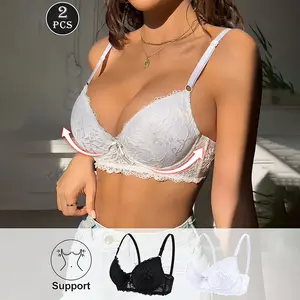 Women's Lace Bralette Set Comfy & Trendy Ideal for Daily Wear Strap Chemise Womenswear Summervibes Everyday Support