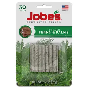 212 MAIN Fern & Palm Plant Spike, 30-Pack Plant Care Gardening Supplies for Home Improvement Garden Soil Maintenance, Fertilizer Spikes