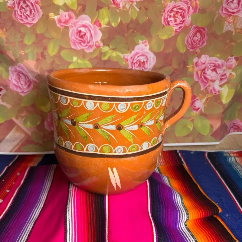 Clay Tequilero, 10L Chaparro Style, Decorated Agave Spirit Storage Container