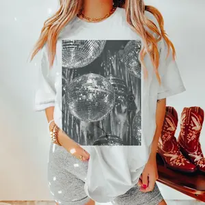 Disco Shirt, Disco Tee, Comfort Colors , Retro , Disco Ball Tee, Concert Tee, Party Tee, This Night is Sparkling, Tour Tee E