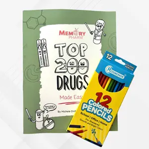 Top 200 Drugs Made Easy + Color Pencils