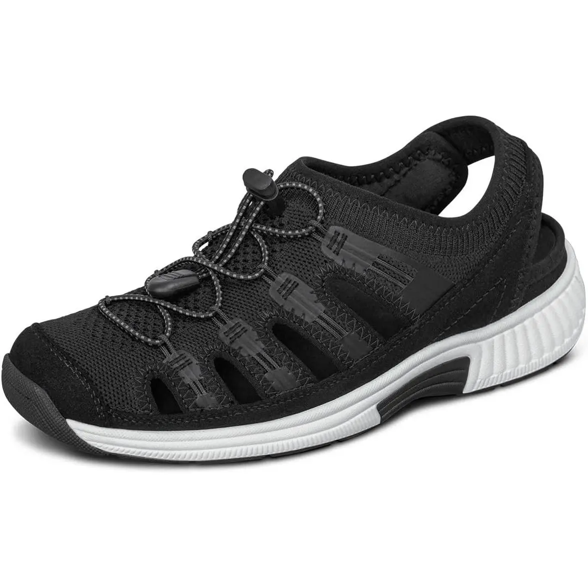 Orthofeet Women's Orthopedic Laguna Adjustable Stretch Fisherman Sandal