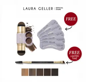 [NEW] Laura Geller Root Touch-Up for Hair & Brows + FREE Brow Stencil and Brush