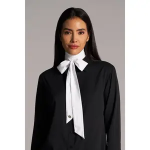 Women's Lantana Neck Bow | White