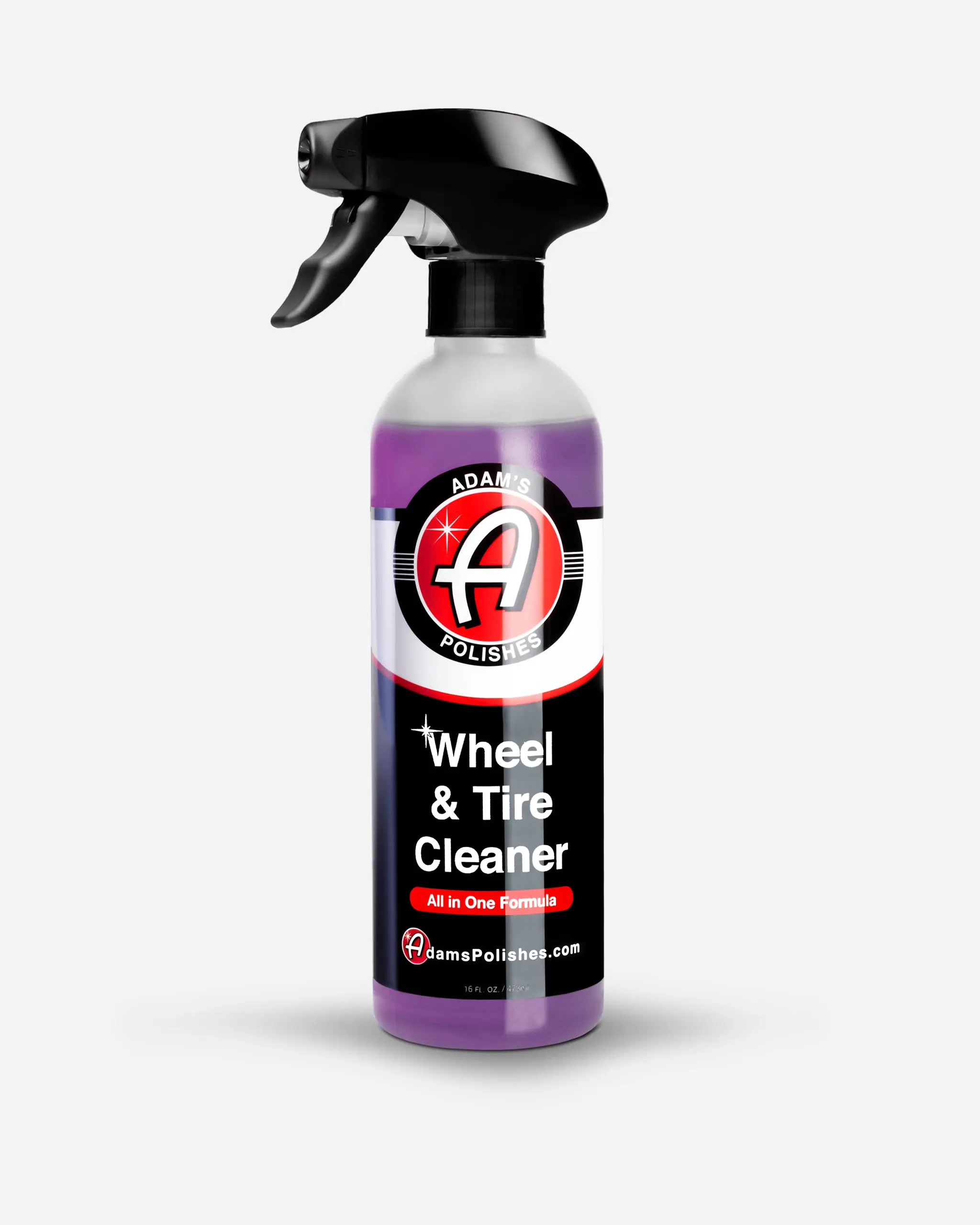 Adam's Wheel & Tire Cleaner, Foaming Formula, 2:1 for Engine Bay, Ceramic-Safe Use, Citrus Fresh Clean, Lifts Old Dressings