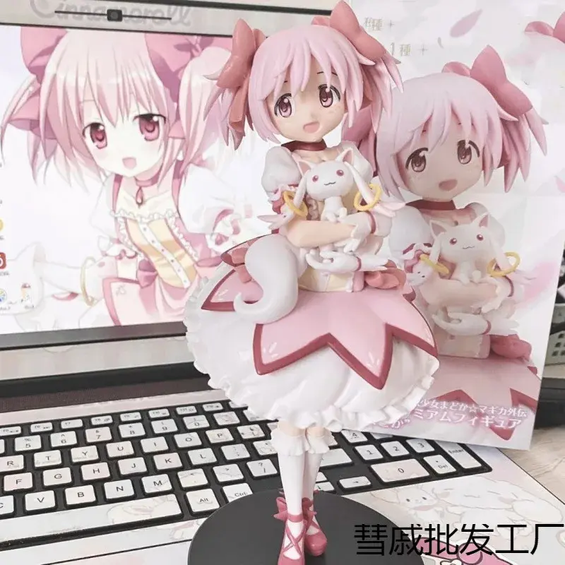 18cm  Action Figure Puella Magi Madoka Magica Anime Figure Kaname Madoka Magic Girl Model Decor Statue Dolls Toys Christmas Gift