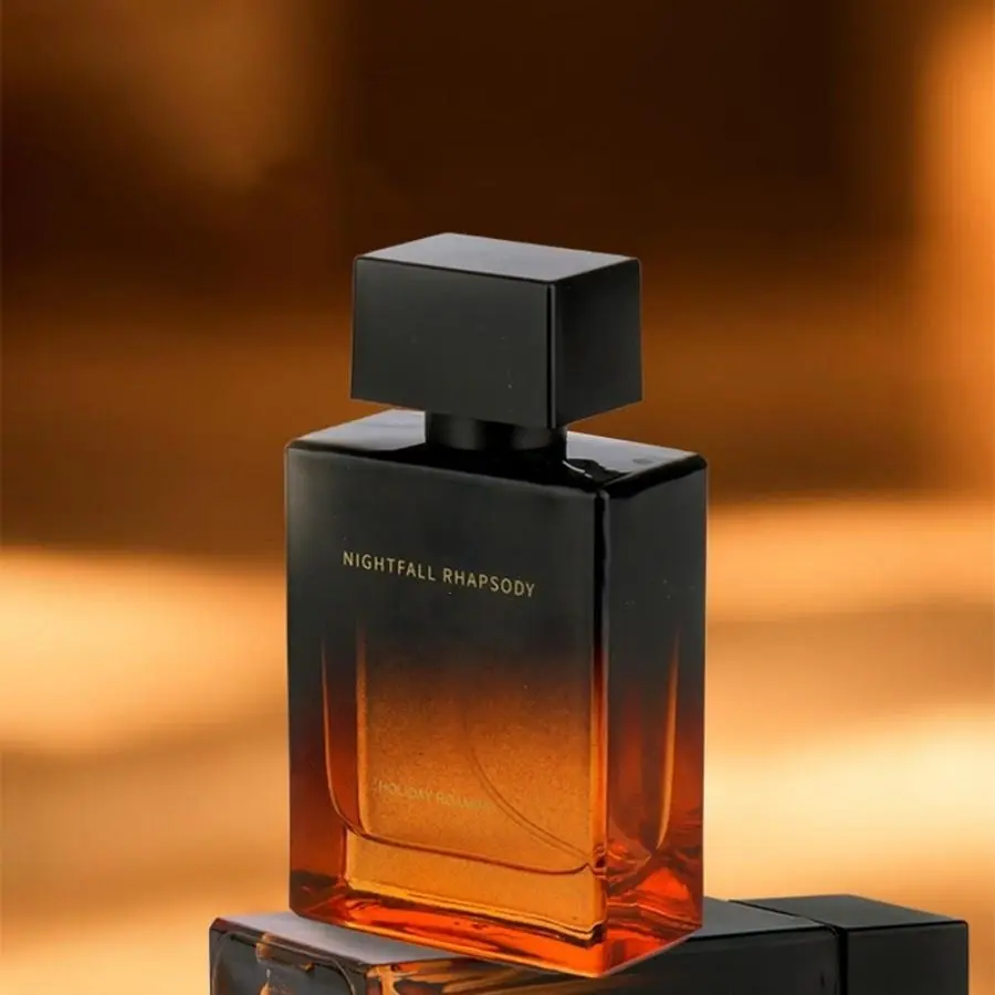 Men's Woody Amber EDP Intense, Long-Lasting EDP Sprays for Men, Woody Amber Scent Fragrance, Earthy Woody Scent, Woody Aromatic Fragrance, Eau De Parfum, Natural Spray Perfume for Daily Life, Fragrance Gift for Men, Cozy Vanilla Bourbon Scented Fragrance