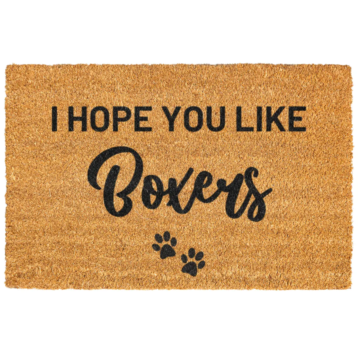 Hope You Like Boxers Doormat, Funny, Dog doormat, Coir, Welcome Mat, Non-slip, Indoor, Outdoor