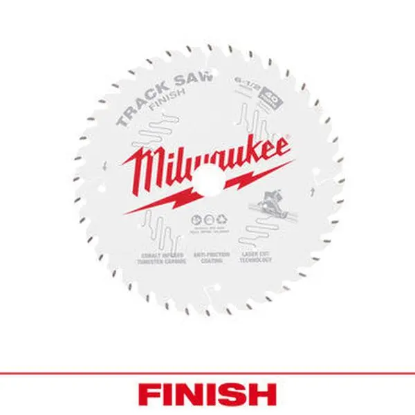 Milwaukee 48-40-0625 6-1/2” 40T Finish Track Saw Blade