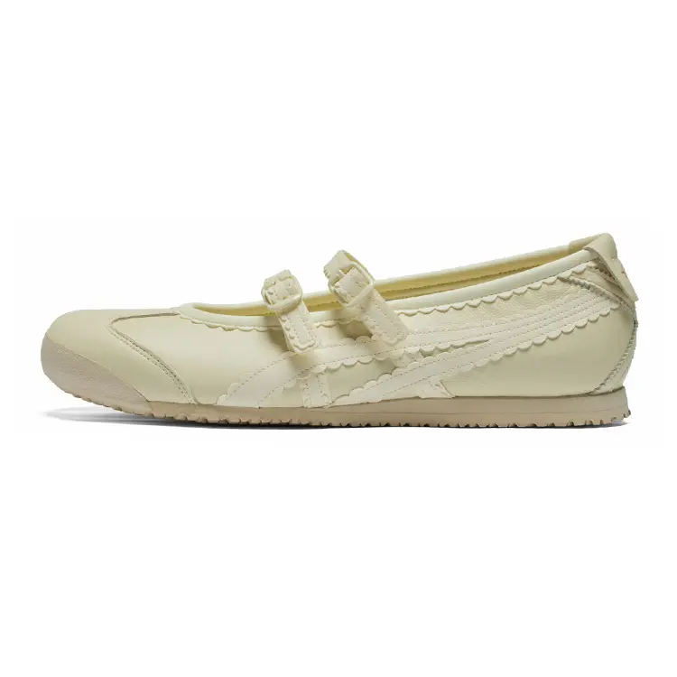 Onitsuka Tiger ASICS Mexico 66 Tgrs Ivory Cream Stylish Comfortable Low Top Sneakers Women's 1182A660-752