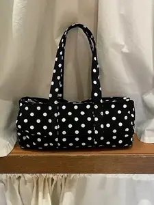 Polka Dot Shoulder Bag, Casual Everyday Crossbody Handbag, Simple Design Clutch, Women's Fashion Accessory, Versatile and Stylish