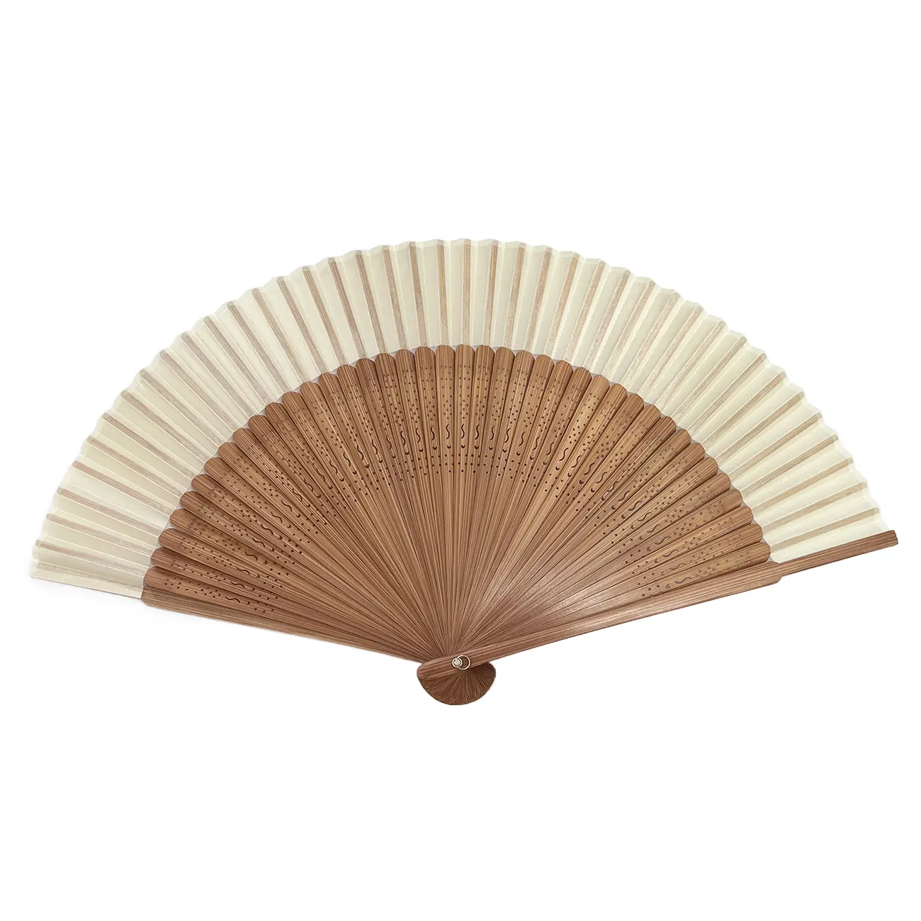 1pcs Hand Fan for Vintage Japanese Bamboo Silk Elegant for Dance Music Festival Wedding Church Decoration Party