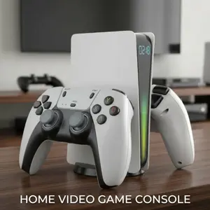 D3s Retro Video Game Console, 2.4g Wireless Dual Controllers, Zero Latency, Time Display, Classic Arcade Games, Perfect for Home, Gifts, Parties