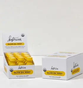 Kosterina Extra Virgin Olive Oil Shot 1 Month -  30-Pack (15 ml) | EVOO Wellness Shot | High Polyphenol Olive Oil