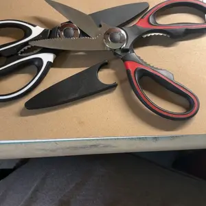 SZHLUX 2-Pack Kitchen Scissors Heavy Duty, Premium Sharp Kitchen Shears for Food, Meat, Fish, Bones, Poultry, and Vegetables, Multi-Purpose Stainless Steel Cooking Scissors
