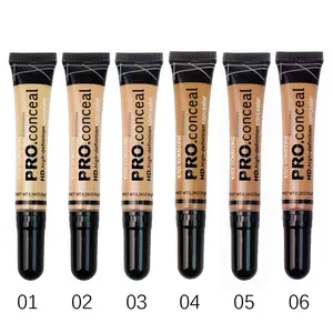 6pcs Concealer Liquid Foundation Set, Long-Lasting Oil Control, Moisturizing Smooth Concealer, High Coverage, Super Coverage Concealer, Portable, All Skin Types