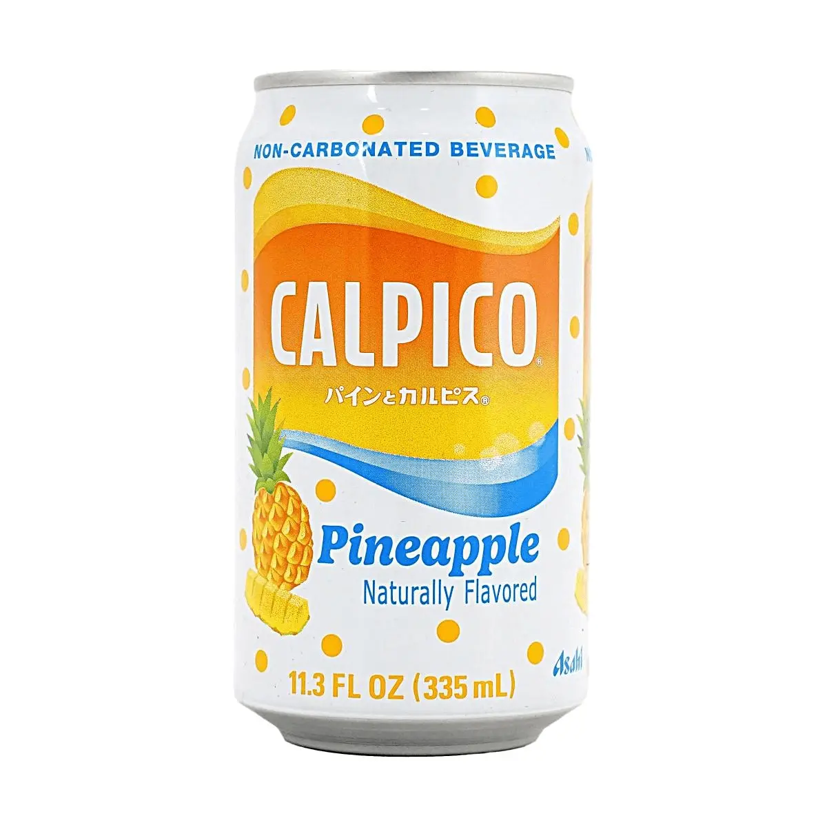 Calpico Japanese Lactic Acid Drink Pineapple Flavor 335ml - Natural & Refreshing