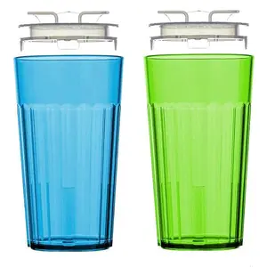 2-Pack Blue & Green Reflo Smart Cups