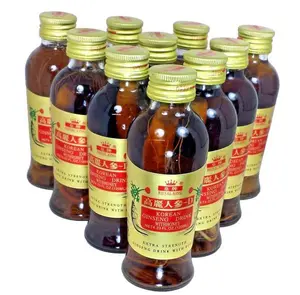 Korean Ginseng Honey Drink 3 Pack | Herbal Energy Supplement | Traditional Wellness Beverage | Natural Formula (3 Bottles per Order)