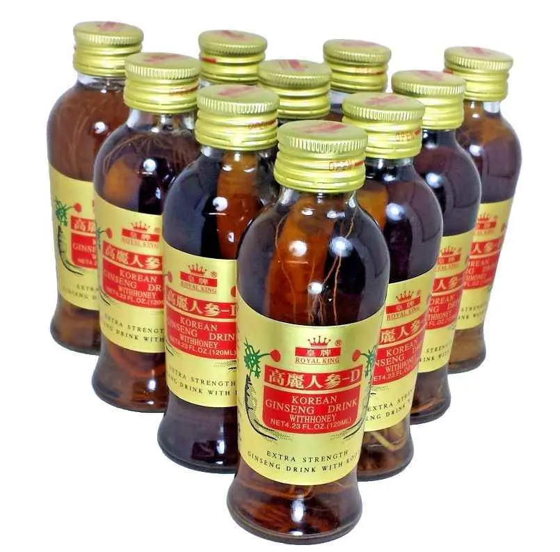 Korean Ginseng Honey Drink 3 Pack | Herbal Energy Supplement | Traditional Wellness Beverage | Natural Formula (3 Bottles per Order)