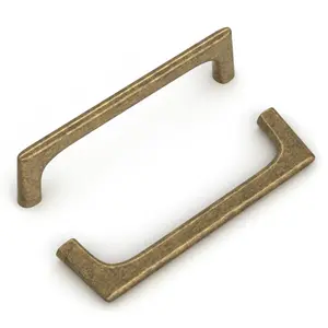 goldenwarm 25 Pack 5in Champagne Bronze/Antique Brass Cabinet Pulls  Kitchen Cabinet Handles Zinc Alloy Cabinet Handles Drawer Pulls